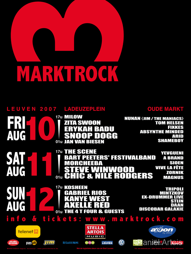 12/08/2007 Marktrock Leuven – Kosheen